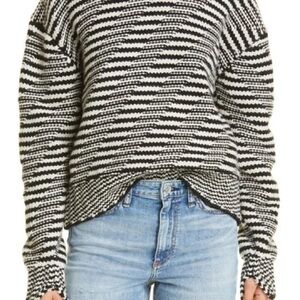 Rag & Bone 100% Wool Willow Striped Sweater
